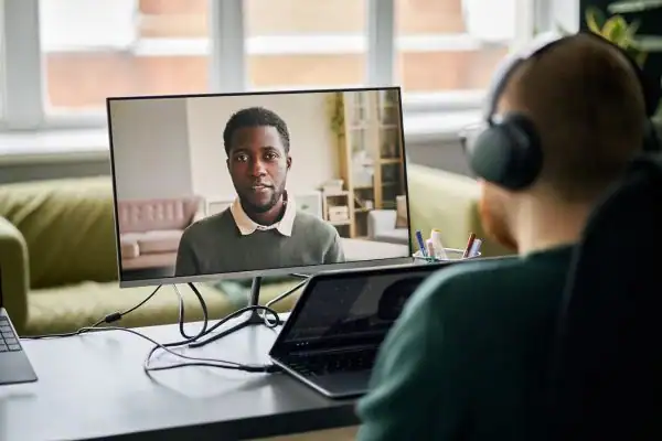 image of online mediation Barnstaple in progress.