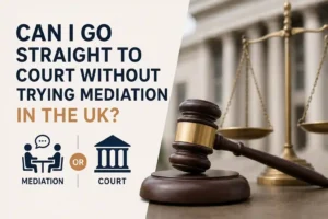 Can I Go Straight to Court Without Trying Mediation in the UK